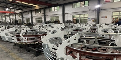 Dozens of circular looms are about to be shipped to Vietnam